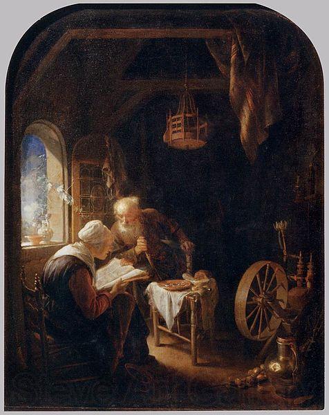 Gerard Dou Reading the Bible Germany oil painting art